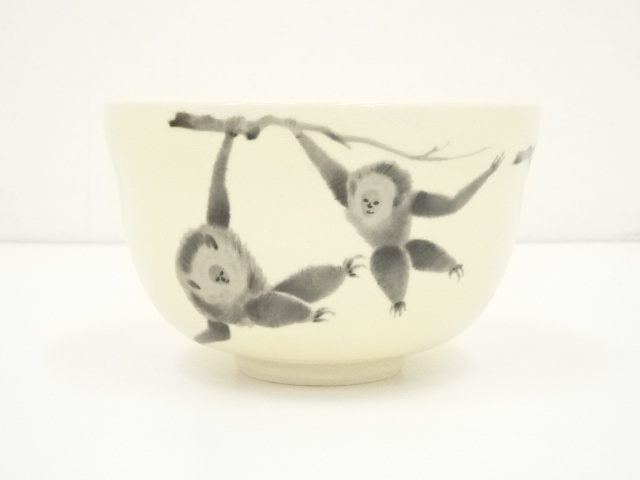 京焼　清水焼　宮地英香　造　金彩色絵　歌仙　古今集　一双茶碗　共箱　茶道具　茶器 京焼 清水焼 宮地英香 造 金彩色絵 歌仙 古今集 一双茶碗 共